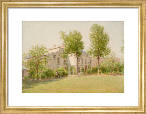 Sandford House, Fulham, 1901 (Art print, Small, Gold)