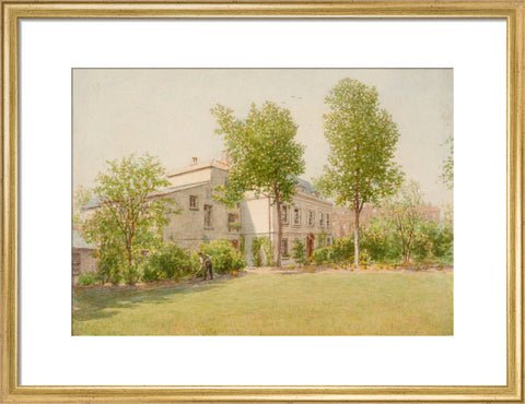 Sandford House, Fulham, 1901 (Art print, Medium, Gold)