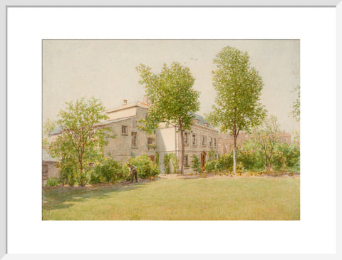 Sandford House, Fulham, 1901 (Art print, Large, White)