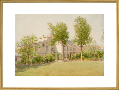 Sandford House, Fulham, 1901 (Art print, Extra large, Gold)