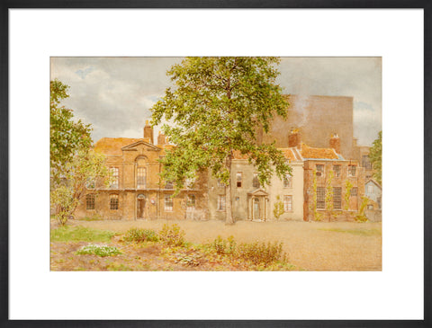 Group of Old Houses, South Kensington Museum (Art print, Large, Black)