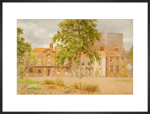 Group of Old Houses, South Kensington Museum (Art print, Extra large, Black)