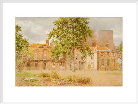 Group of Old Houses, South Kensington Museum (Art print, Extra large, White)
