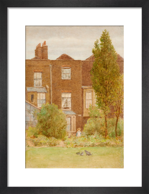 Back of 252 Fulham Road, 1910 (Art print, Small, Black)