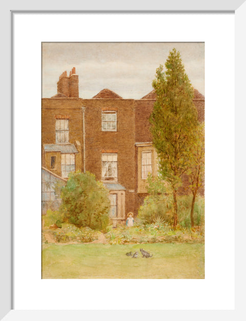Back of 252 Fulham Road, 1910 (Art print, Small, White)