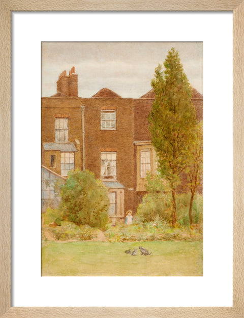 Back of 252 Fulham Road, 1910 (Art print, Small, Natural)