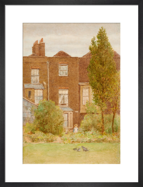 Back of 252 Fulham Road, 1910 (Art print, Medium, Black)