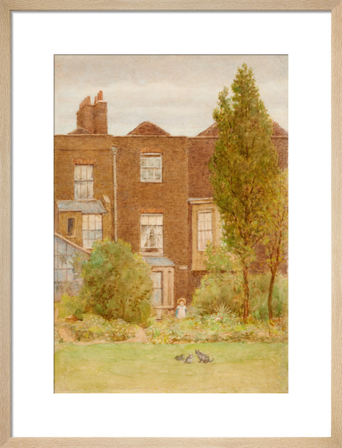 Back of 252 Fulham Road, 1910 (Art print, Medium, Natural)