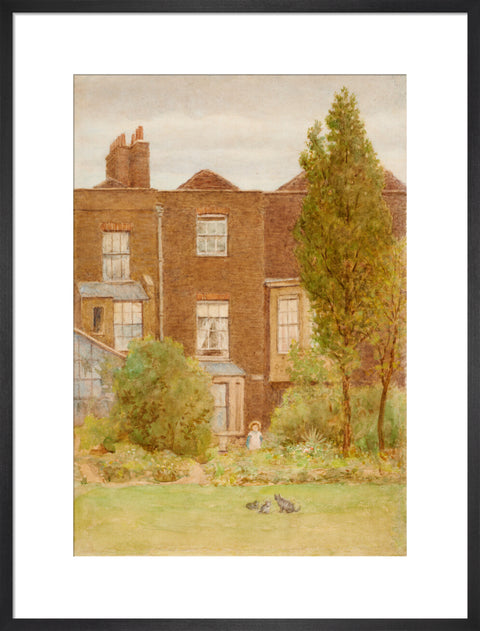 Back of 252 Fulham Road, 1910 (Art print, Large, Black)