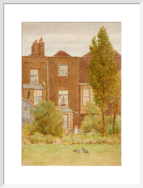Back of 252 Fulham Road, 1910 (Art print, Large, White)