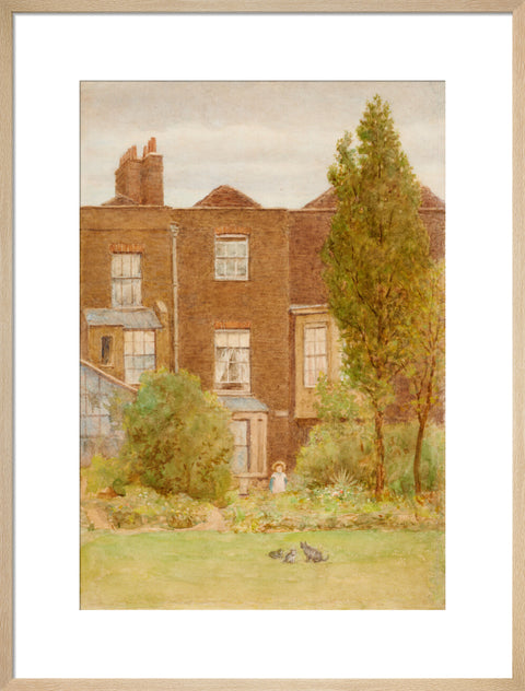 Back of 252 Fulham Road, 1910 (Art print, Large, Natural)