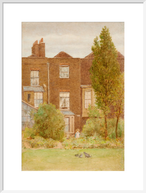Back of 252 Fulham Road, 1910 (Art print, Extra large, White)