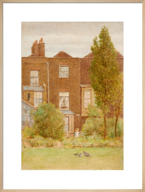Back of 252 Fulham Road, 1910 (Art print, Extra large, Natural)