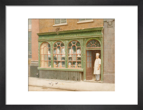 Birch''s Confectionary Shop, 15 Cornhill, 1926 (Art print, Small, Black)