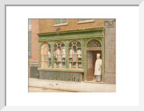 Birch''s Confectionary Shop, 15 Cornhill, 1926 (Art print, Small, White)
