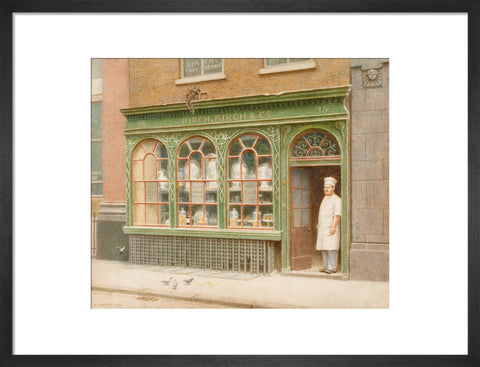 Birch''s Confectionary Shop, 15 Cornhill, 1926 (Art print, Medium, Black)