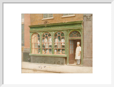 Birch''s Confectionary Shop, 15 Cornhill, 1926 (Art print, Medium, White)