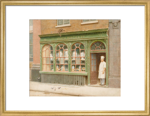 Birch''s Confectionary Shop, 15 Cornhill, 1926 (Art print, Medium, Gold)