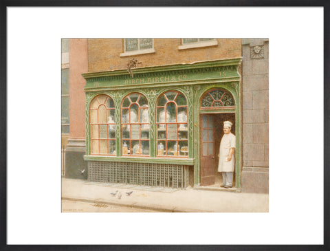 Birch''s Confectionary Shop, 15 Cornhill, 1926 (Art print, Large, Black)