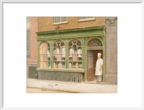 Birch''s Confectionary Shop, 15 Cornhill, 1926 (Art print, Large, White)
