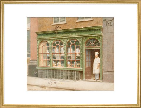 Birch''s Confectionary Shop, 15 Cornhill, 1926 (Art print, Large, Gold)