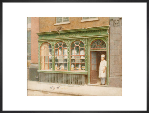 Birch''s Confectionary Shop, 15 Cornhill, 1926 (Art print, Extra large, Black)