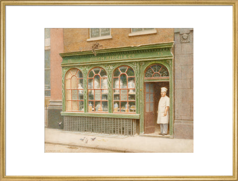 Birch''s Confectionary Shop, 15 Cornhill, 1926 (Art print, Extra large, Gold)