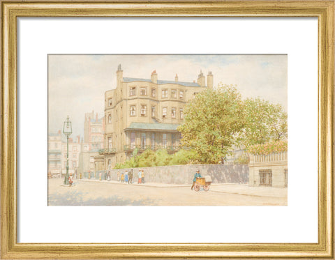 Camelford House, Mayfair, 1913 (Art print, Small, Gold)