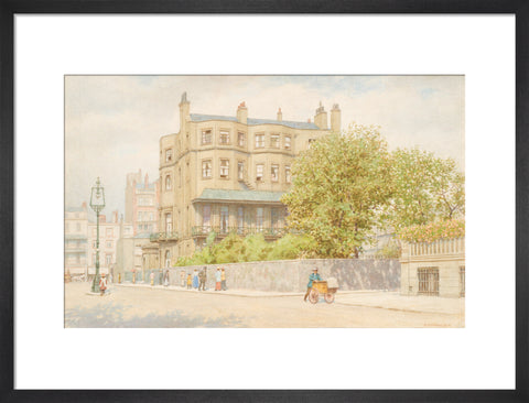 Camelford House, Mayfair, 1913 (Art print, Medium, Black)