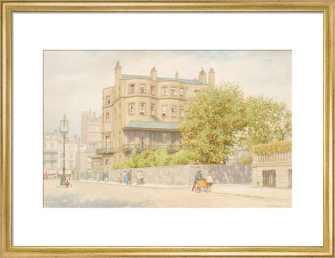 Camelford House, Mayfair, 1913 (Art print, Medium, Gold)