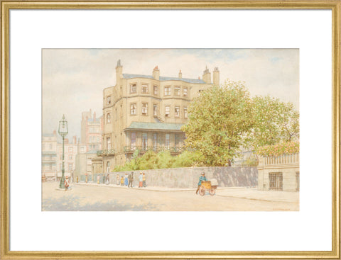 Camelford House, Mayfair, 1913 (Art print, Large, Gold)