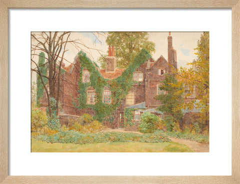 The ''Gables'', Wandsworth Common, May 27, 1899 (Art print, Small, Natural)