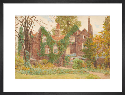 The ''Gables'', Wandsworth Common, May 27, 1899 (Art print, Medium, Black)