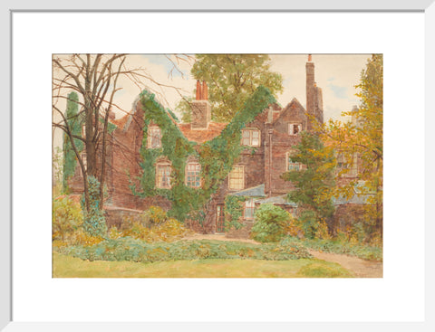 The ''Gables'', Wandsworth Common, May 27, 1899 (Art print, Medium, White)