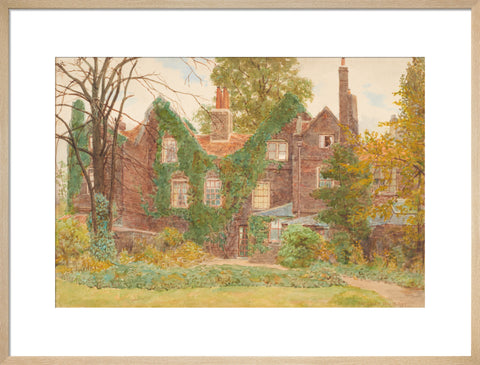 The ''Gables'', Wandsworth Common, May 27, 1899 (Art print, Large, Natural)