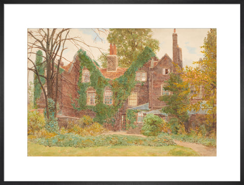 The ''Gables'', Wandsworth Common, May 27, 1899 (Art print, Extra large, Black)