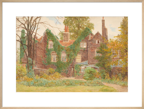 The ''Gables'', Wandsworth Common, May 27, 1899 (Art print, Extra large, Natural)