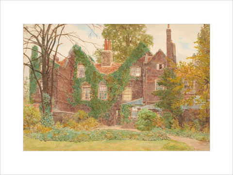 The ''Gables'', Wandsworth Common, May 27, 1899 (Art print, Small, unframed)