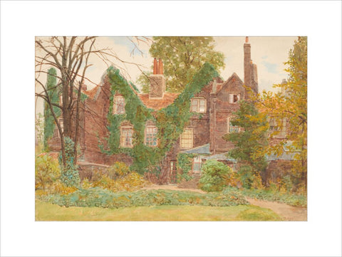 The ''Gables'', Wandsworth Common, May 27, 1899 (Art print, Large, unframed)