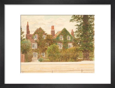 Gables, Wandsworth Common, July 1899 (Art print, Small, Black)