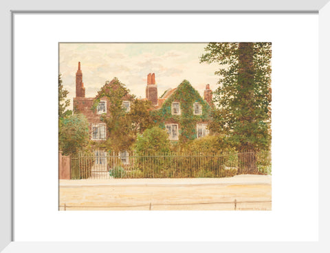 Gables, Wandsworth Common, July 1899 (Art print, Small, White)