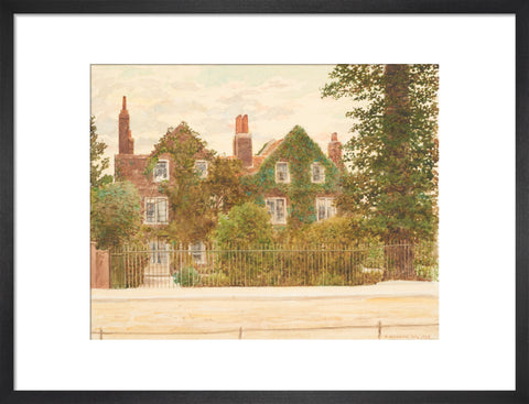Gables, Wandsworth Common, July 1899 (Art print, Medium, Black)