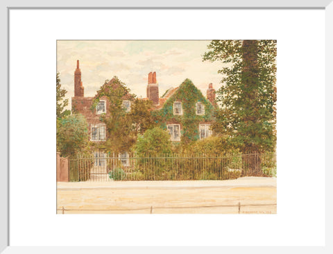 Gables, Wandsworth Common, July 1899 (Art print, Medium, White)