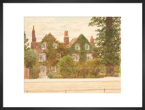Gables, Wandsworth Common, July 1899 (Art print, Large, Black)