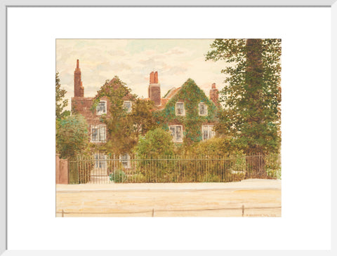 Gables, Wandsworth Common, July 1899 (Art print, Large, White)