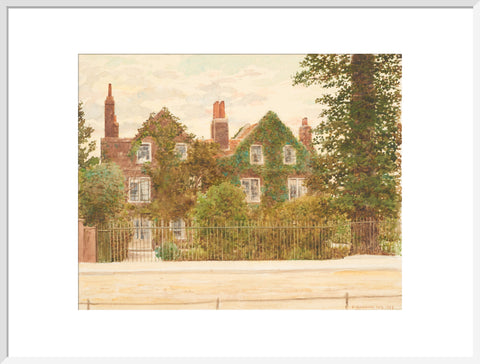 Gables, Wandsworth Common, July 1899 (Art print, Extra large, White)