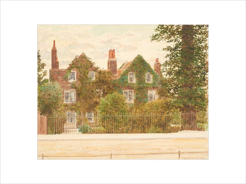 Gables, Wandsworth Common, July 1899 (Art print, Small, unframed)
