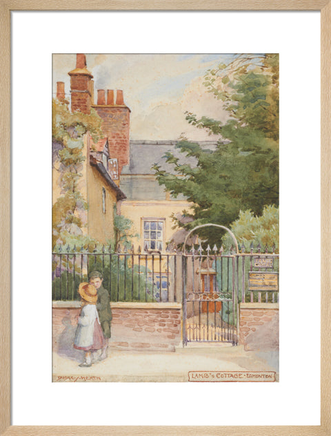 Lamb''s Cottage - Enfield, Edmonton, between 1891-1899 (Art print, Medium, Natural)