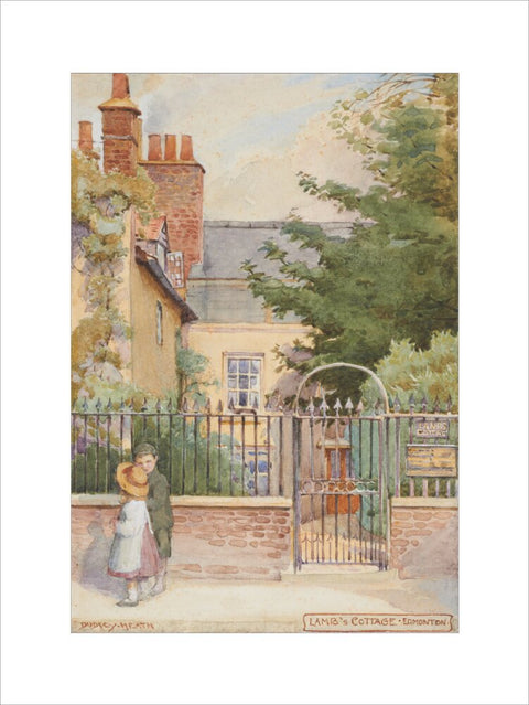 Lamb''s Cottage - Enfield, Edmonton, between 1891-1899 (Art print, Medium, unframed)