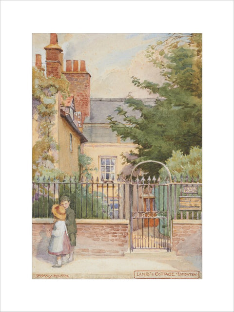 Lamb''s Cottage - Enfield, Edmonton, between 1891-1899 (Art print, Extra large, unframed)